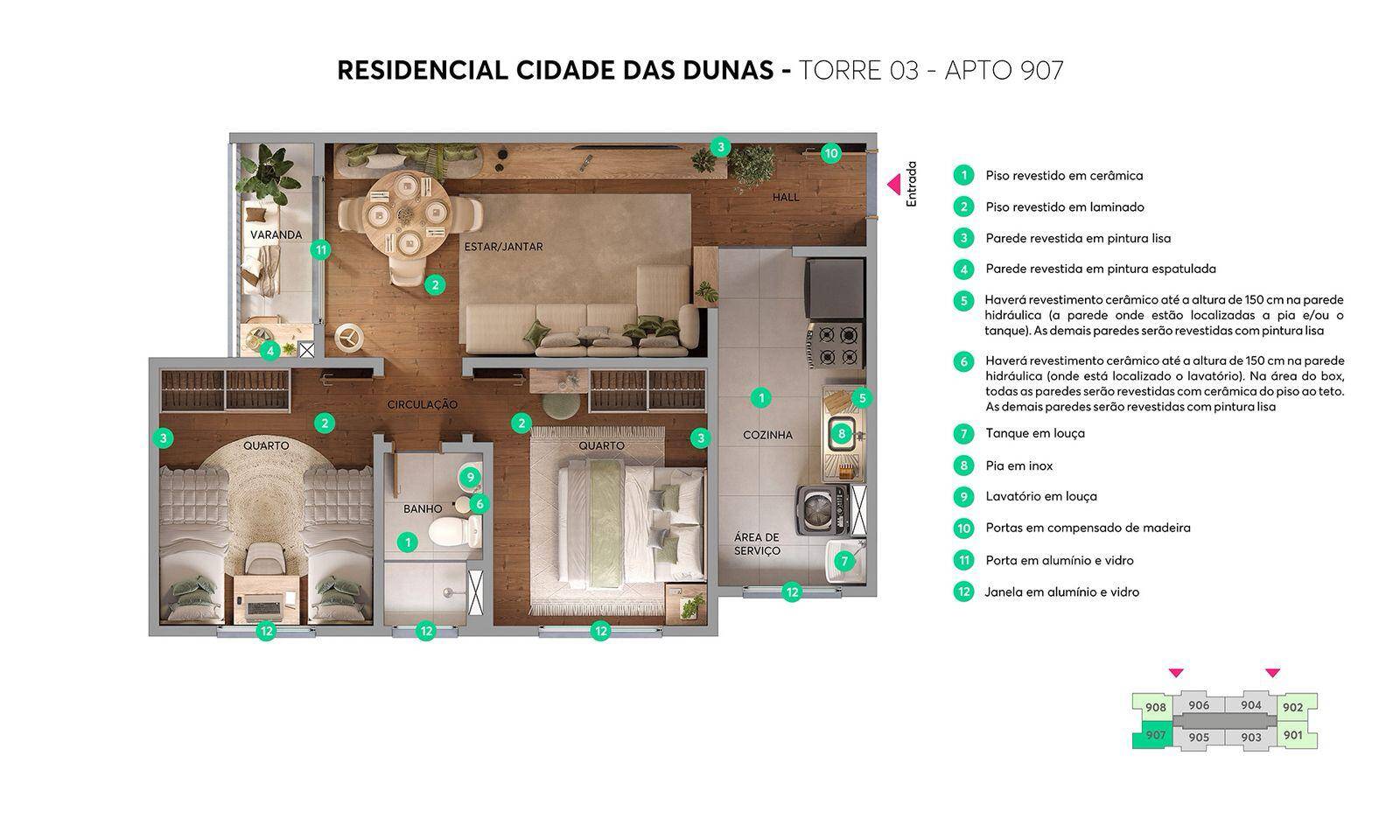 Apartamento à venda com 2 quartos, 55m² - Foto 18