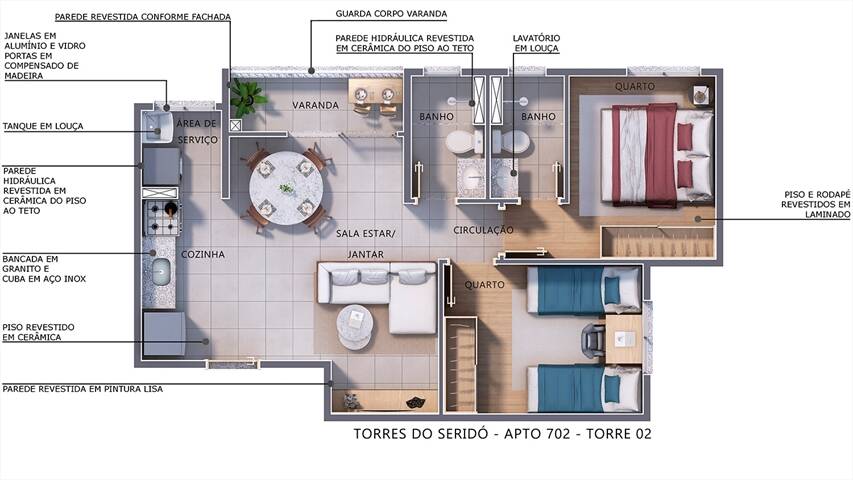 Apartamento, 2 quartos - Foto 19